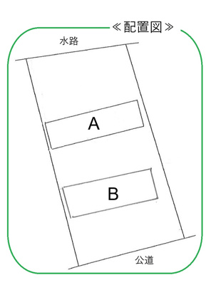 【区画図】 | コーポウエストタウン　A・ B
