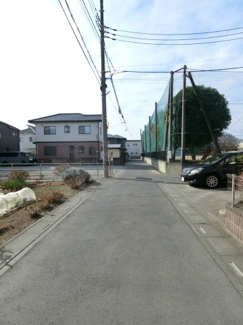 【前面道路含む現地写真】 | 上尾市南　建築条件なし売地　67坪