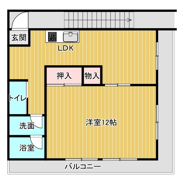 デファンス関根B棟の間取り