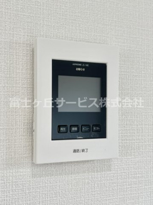 【セキュリティ】 | 沼津市中沢田 3期 新築一戸建て 3号棟 | TVモニター付きインターフォンです
