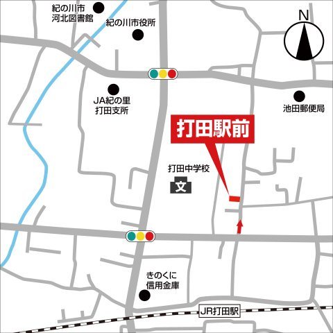 ライフフィールド打田駅前の地図