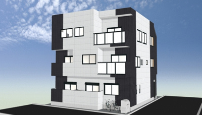 【外観パース】 | パラッツォノーヴェルーリョ | 外観パースです。