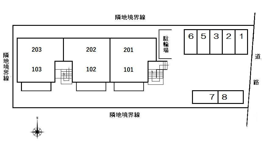 ハイツプードルの区画図