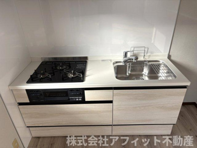 【キッチン】 | ラパルテール 弐番館 翔 | 3口ガスコンロ