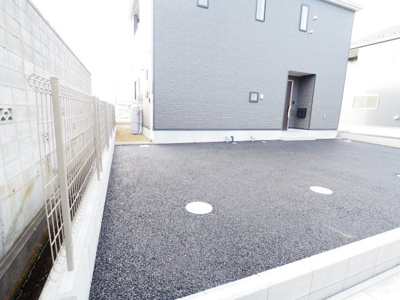 【駐車場】 | Cradle garden　飯坂町湯野第7　2号棟 | ★内覧予約で新米4㎏★