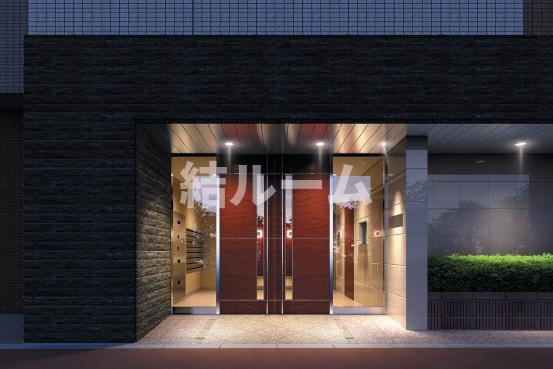 板橋区南常盤台１丁目の賃貸マンションのエントランス