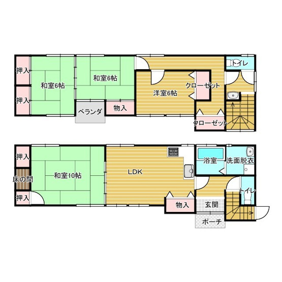 【間取り】 | 柳井・久保町(商談中)