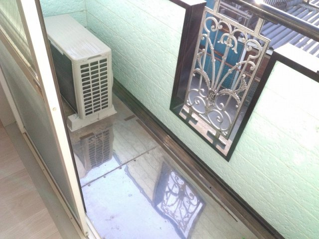 レオパレス古賀のバルコニー