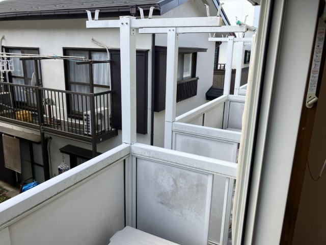 フラット妻田のバルコニー