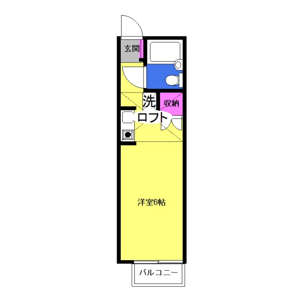 フラット妻田の間取り|間取りは現況優先