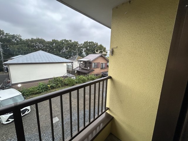 メイプルよりずみＢのバルコニー