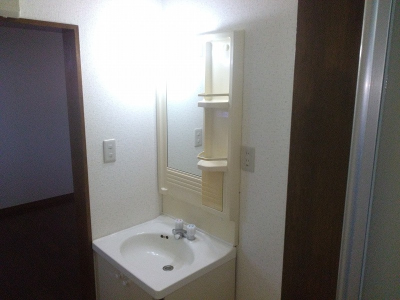 厚木市温水のアパートの洗面所