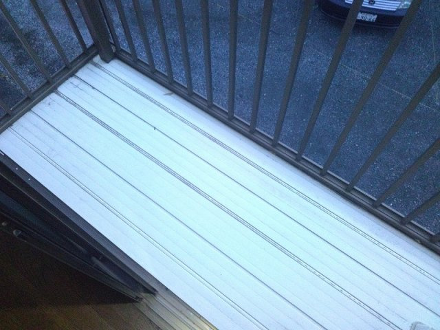 メイプルよりずみＡのバルコニー