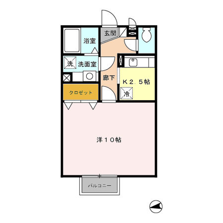 【間取り】 | ラ・プラージュ