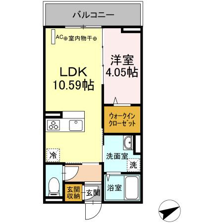 【間取り】 | アーリントンハイツ矢部