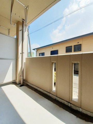 熊本市東区御領８丁目の賃貸マンションのバルコニー|バルコニーがあります