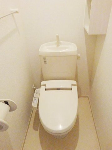 熊本市東区小山２丁目のアパートのトイレ|トイレもきれいです