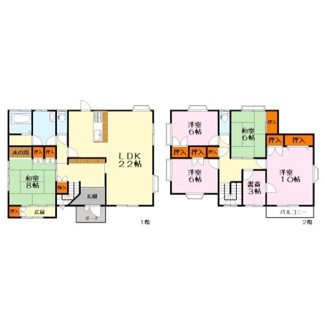 【間取り】 | 守山市今宿４丁目　中古戸建