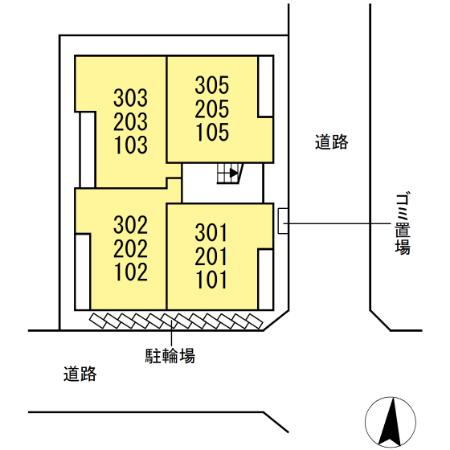 【区画図】 | ブリューエン淵野辺