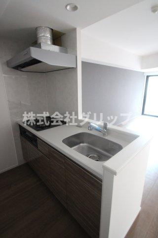 City Lux Tsurumiのキッチン