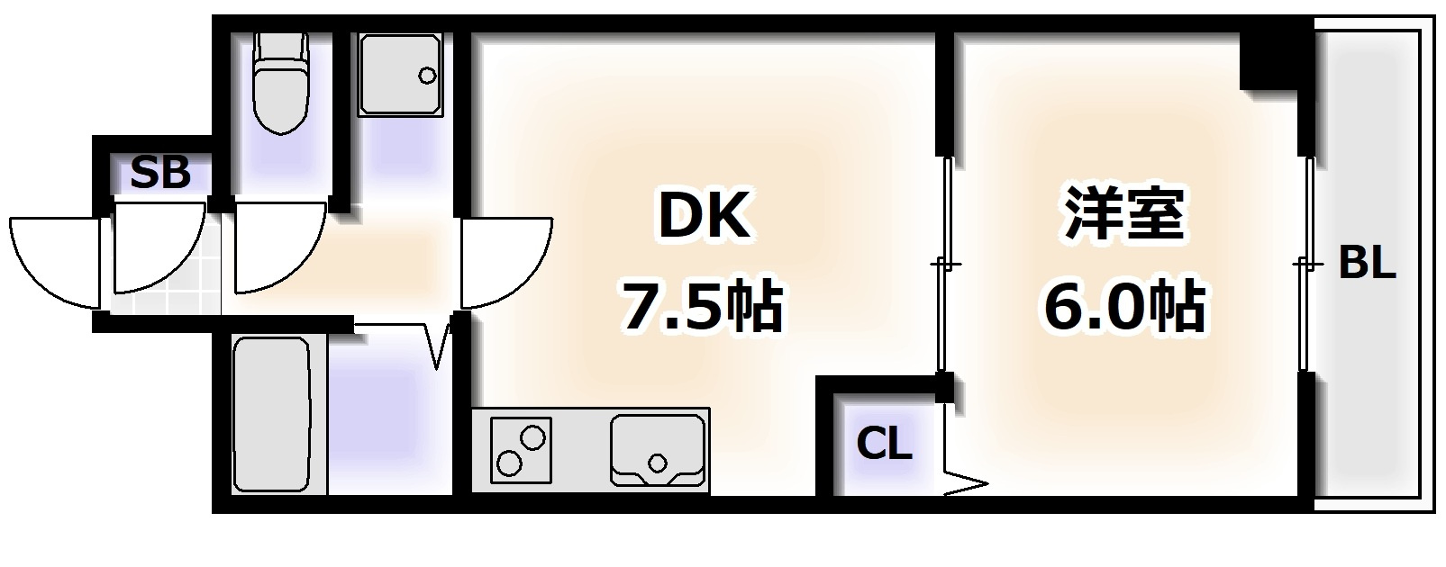 セレネ37の間取り