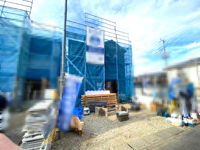 鴻巣市東３丁目◇新築分譲住宅◇の前面道路含む現地写真