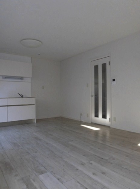 テラスハウスの居間・リビング