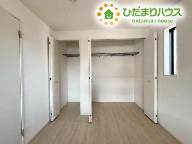 本庄市下野堂　第5　新築一戸建て　クレイドルガーデン　03の収納|クローゼットが完備されているので、お部屋に物が溢れずに済みます(*^-^*)