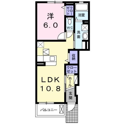 【間取り】 | クレールコートⅡ