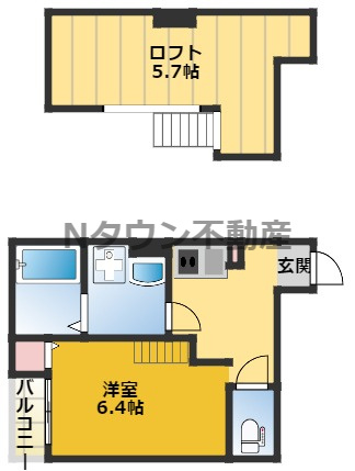 【間取り】 | Cathbharr車道 | 間取りです。