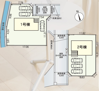 【その他】 | クレイドルガーデン甲府市羽黒町第1　2号棟 | 区画図