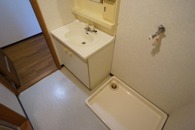 ヴァルヴェール生駒の洗面所