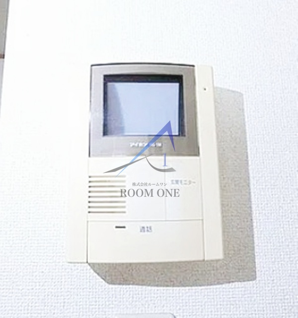 関町ユキハイツのセキュリティ|モニター付きインターホンです。