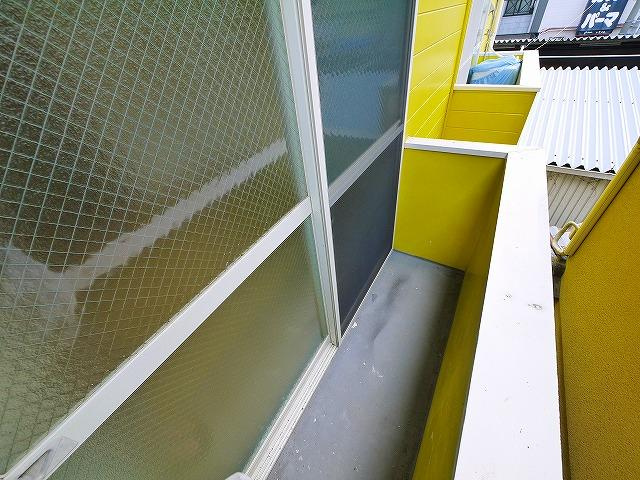 シングルモアのバルコニー|陽当たり良好なバルコニーです