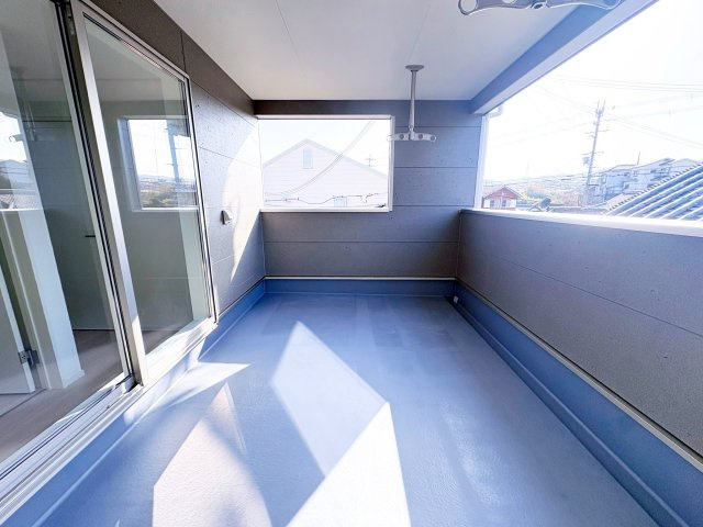 クレイドルガーデン阪南市箱作第２のバルコニー