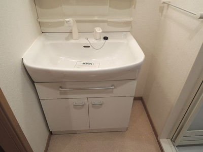 【洗面所】 | セイバリ－ガ－デンⅠ | 広い洗面スペース