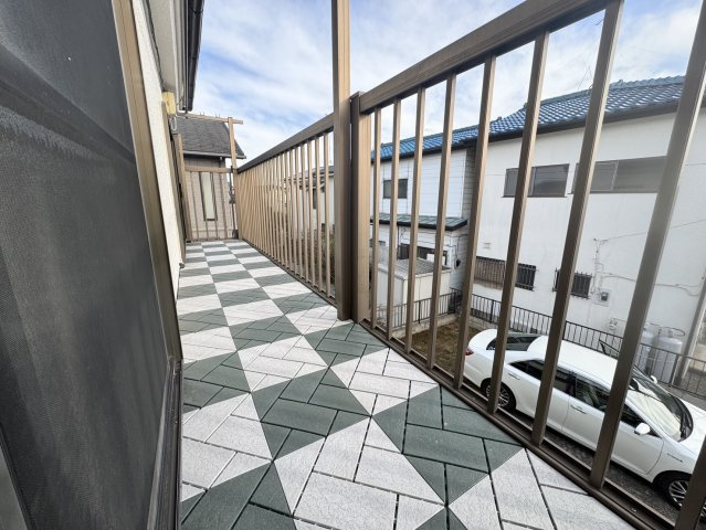 床暖房×都市ガス♪全リノベした日高市原宿の冬も快適なあったか住まいのバルコニー