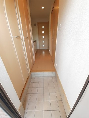 シャルム北島の玄関|ゆったりとした玄関です