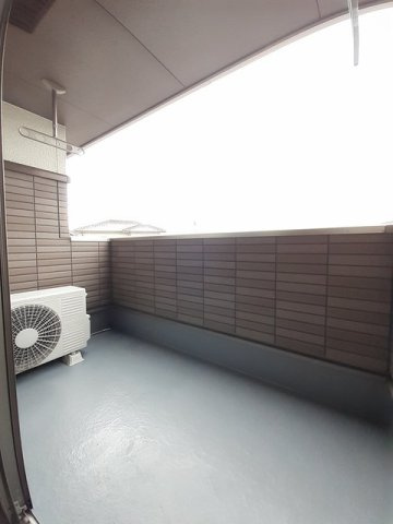 ハピネス　北島Ｃのバルコニー|バルコニー付きです