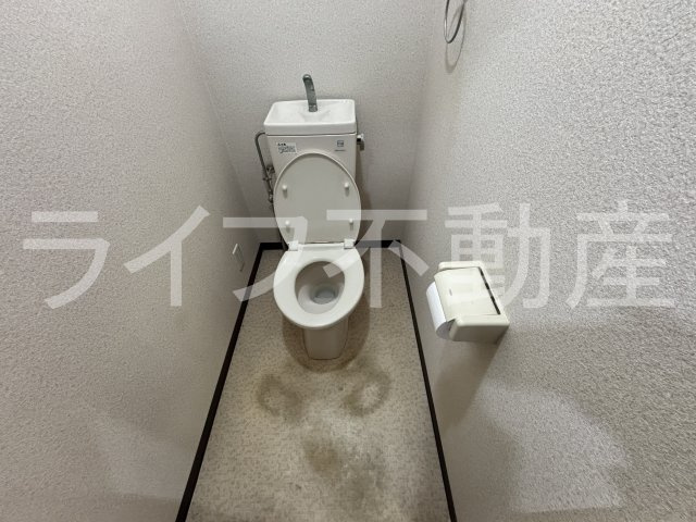 リバーサイド金岡五番館のトイレ|コンパクトで使いやすいトイレです