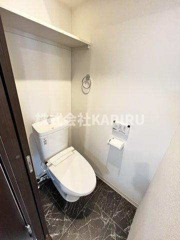 大阪市都島区都島南通２丁目の賃貸マンションのトイレ