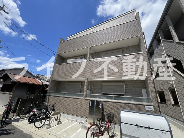 アート東大阪Bの外観|きれいな外観です