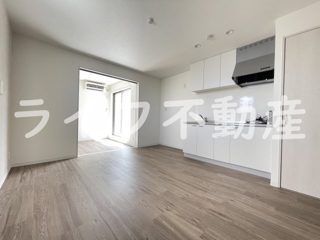 アート東大阪Bの居間・リビング|ゆったり過ごせるリビングです