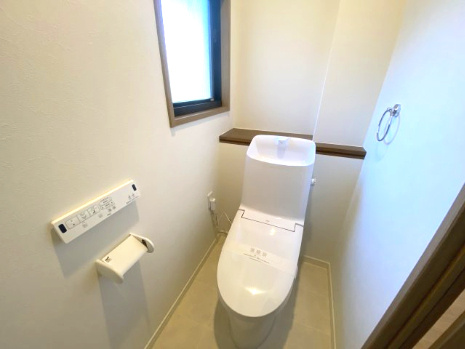 上尾市中妻4丁目のトイレ|新品に交換済みです。