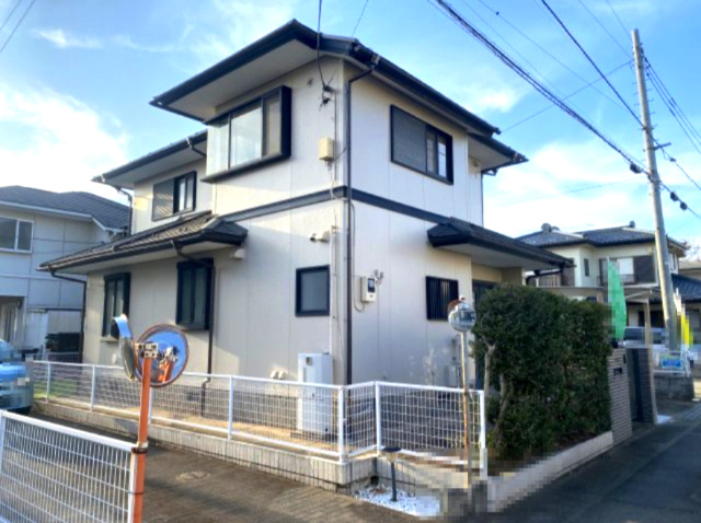 上尾市中妻4丁目の外観|整形地・平坦地です。