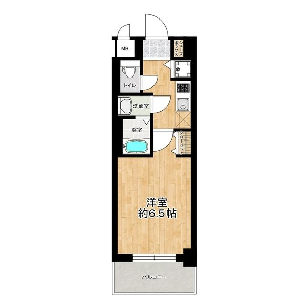 レジュールアッシュ京橋クロスの間取り