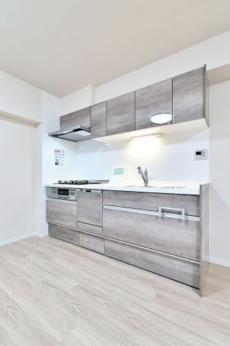 【キッチン】 | アンピール西公園 | 新品キッチンは食洗機つきなので、忙しい朝もサッと片づけできていつでもキレイなキッチンをキープできます