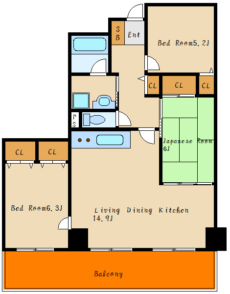 サンタウン明石ウエストの間取り