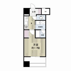 レジディア久屋大通の間取り