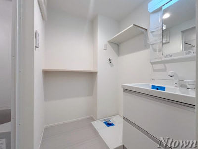 【洗面所】 | プランドール矢田 | スペースが確保できる洗面所です